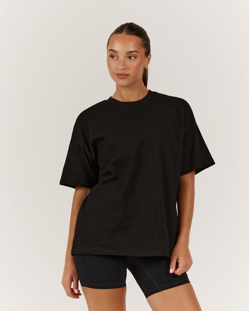 PROGRESS OVER PERFECTION TEE - BLACK