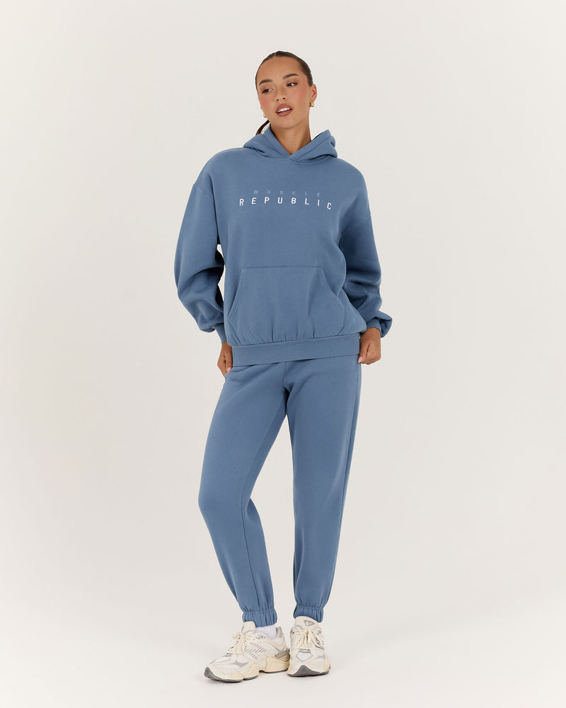 OVERSIZED HOODIE - VINTAGE BLUE