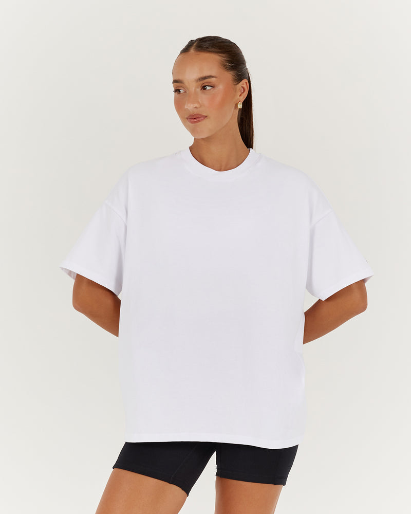 OVERSIZED TEE - WHITE