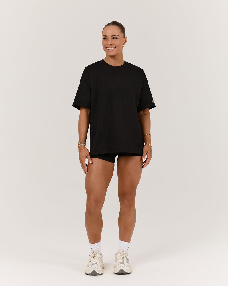 YOU CAN DO HARD THINGS OVERSIZED TEE - BLACK