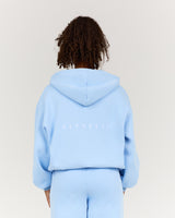 OVERSIZED ZIP UP HOODIE - AURA