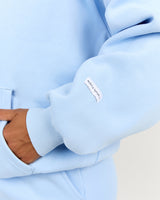 OVERSIZED ZIP UP HOODIE - AURA