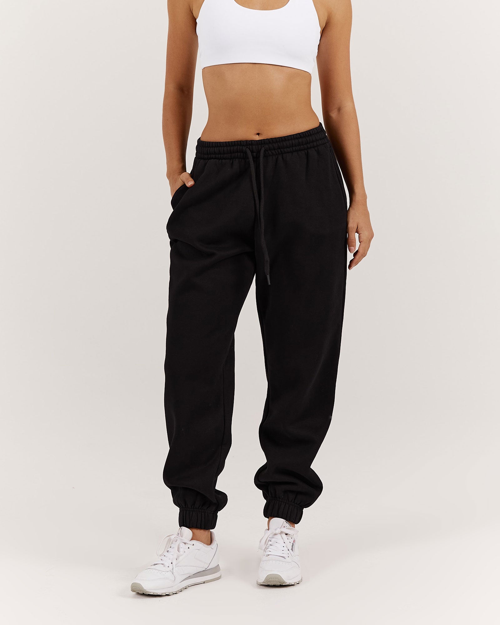 OVERSIZED TRACKIES - BLACK – MUSCLE REPUBLIC