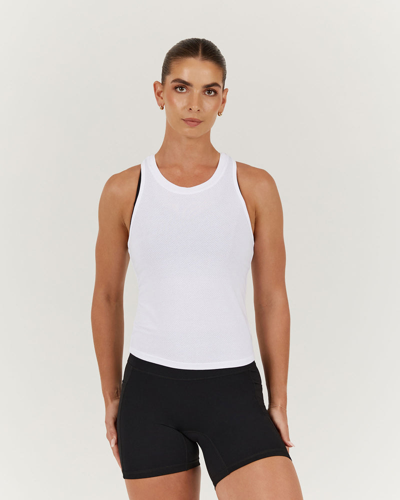 PACE TANK TOP - WHITE