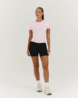 PERRY SHORT SLEEVE TOP - MARSHMALLOW