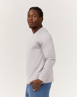 PHOENIX II LONG SLEEVE TEE - DARK GREY MARLE