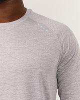 PHOENIX II LONG SLEEVE TEE - DARK GREY MARLE