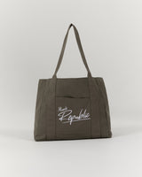 POCKET TOTE BAG - KHAKI
