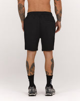 MENS SPACER REGULAR SWEATSHORTS - BLACK PRECISION