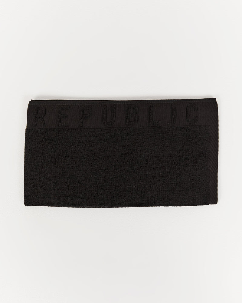 PREMIUM GYM TOWEL - BLACK