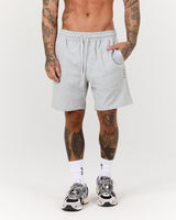 PRIME SWEATSHORT - GREY MARLE