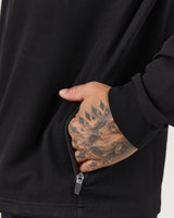 PRIME ZIP UP JACKET - BLACK
