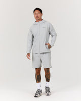 PRIME ZIP UP JACKET - GREY MARLE