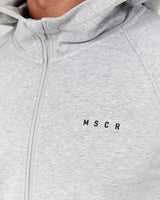 PRIME ZIP UP JACKET - GREY MARLE