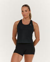 PURSUE CUT OUT TANK - BLACK