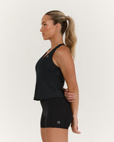 PURSUE CUT OUT TANK - BLACK
