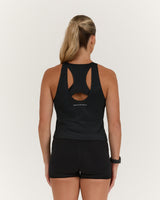 PURSUE CUT OUT TANK - BLACK