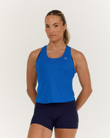 PURSUE CUT OUT TANK - LUMINOUS BLUE