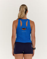 PURSUE CUT OUT TANK - LUMINOUS BLUE
