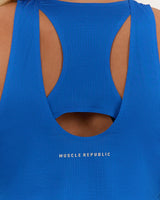 PURSUE CUT OUT TANK - LUMINOUS BLUE