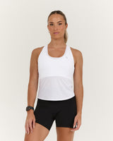 PURSUE CUT OUT TANK - WHITE