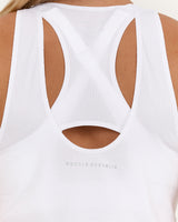PURSUE CUT OUT TANK - WHITE