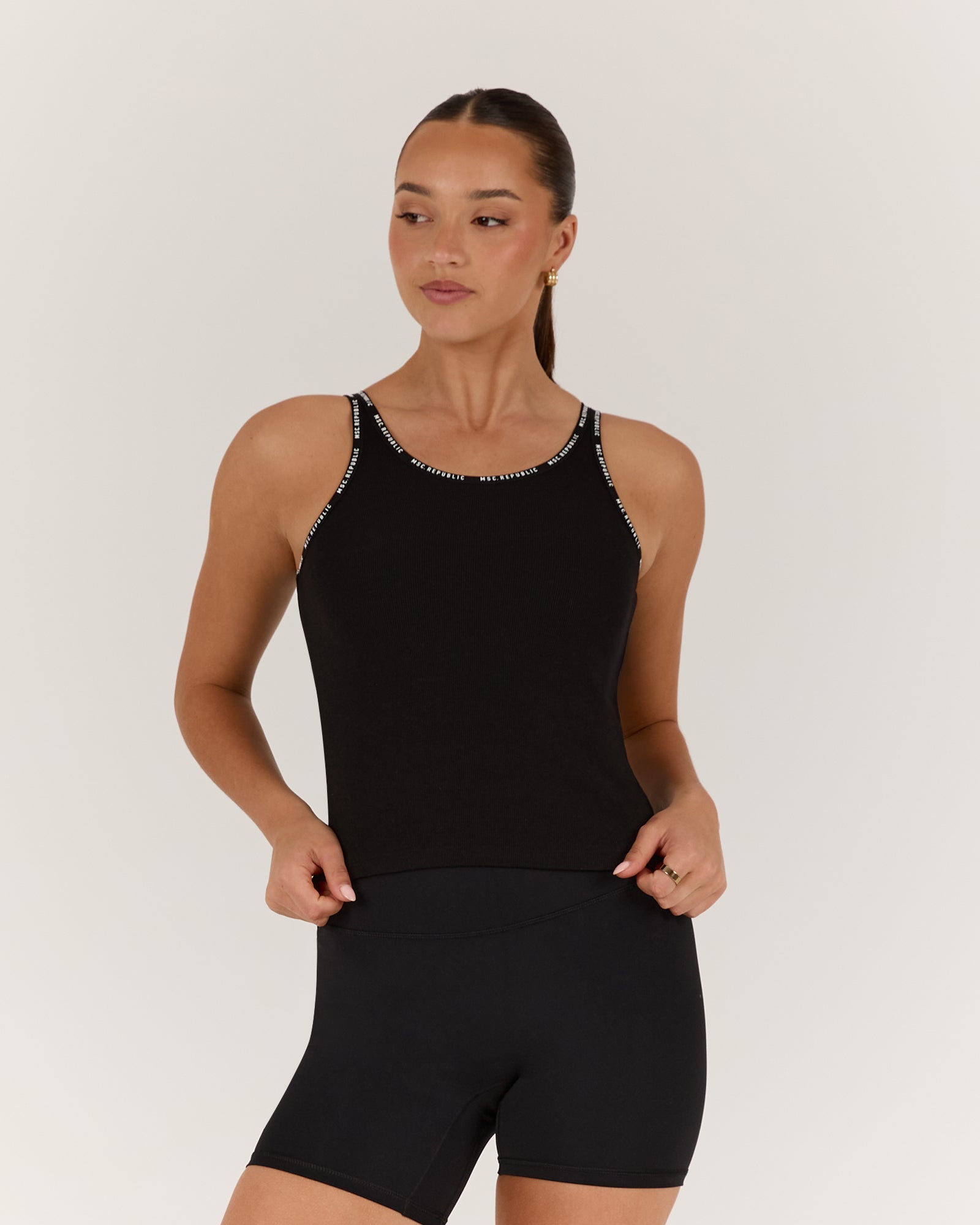 RALLY RIBBED TANK TOP - BLACK – MUSCLE REPUBLIC