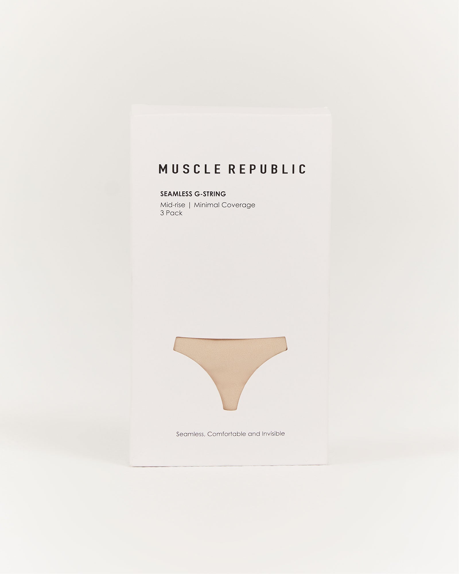 SEAMLESS G STRING 3 PACK - NUDE – MUSCLE REPUBLIC