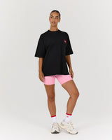 ESSENTIALS TEE - BLACK REAL MUSCLE