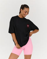 ESSENTIALS TEE - BLACK REAL MUSCLE
