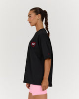 ESSENTIALS TEE - BLACK REAL MUSCLE