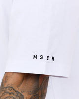 MEN'S OVERSIZED TEE - WHITE REAL MUSCLE