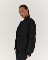 REBOUND BOMBER JACKET - BLACK