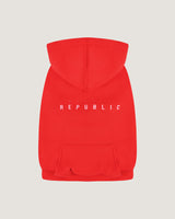 DOG HOODIE - FIERY RED