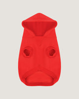 DOG HOODIE - FIERY RED