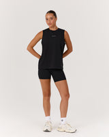 RELAXED ICON TANK - BLACK