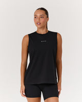 RELAXED ICON TANK - BLACK
