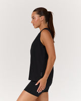 RELAXED ICON TANK - BLACK