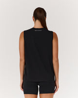 RELAXED ICON TANK - BLACK