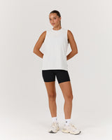 RELAXED ICON TANK - SNOW GREY