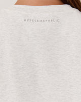 RELAXED ICON TANK - SNOW GREY