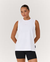 RELAXED ICON TANK - WHITE