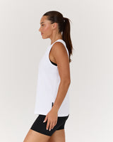 RELAXED ICON TANK - WHITE
