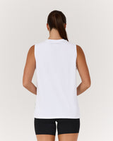 RELAXED ICON TANK - WHITE
