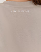 RELAXED ICON TEE - MUSHROOM