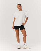 RELAXED ICON TEE - SNOW GREY