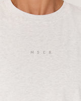 RELAXED ICON TEE - SNOW GREY