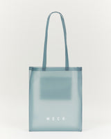 REPLAY TRANSLUCENT SHOPPER TOTE - SEAGLASS
