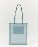 REPLAY TRANSLUCENT SHOPPER TOTE - SEAGLASS