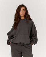 REPUBLIC RAGLAN HOODIE - FADED CHAR
